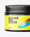 Glossy Cosmetic Jar Mockup