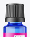 15ml Essential Oil Blue Bottle Mockup