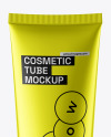 Metallic Cosmetic Tube Mockup