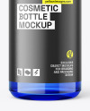 20ml Essential Oil Blue Bottle Mockup