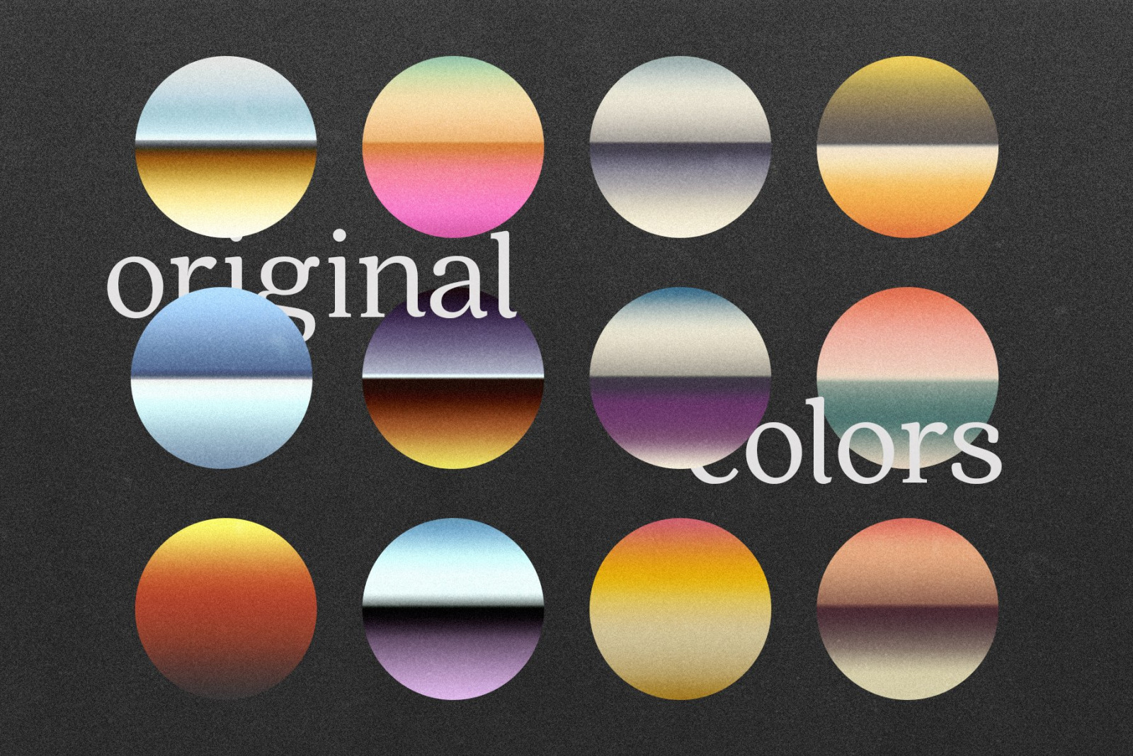 Retro Gradient Colors PS +Free Brush