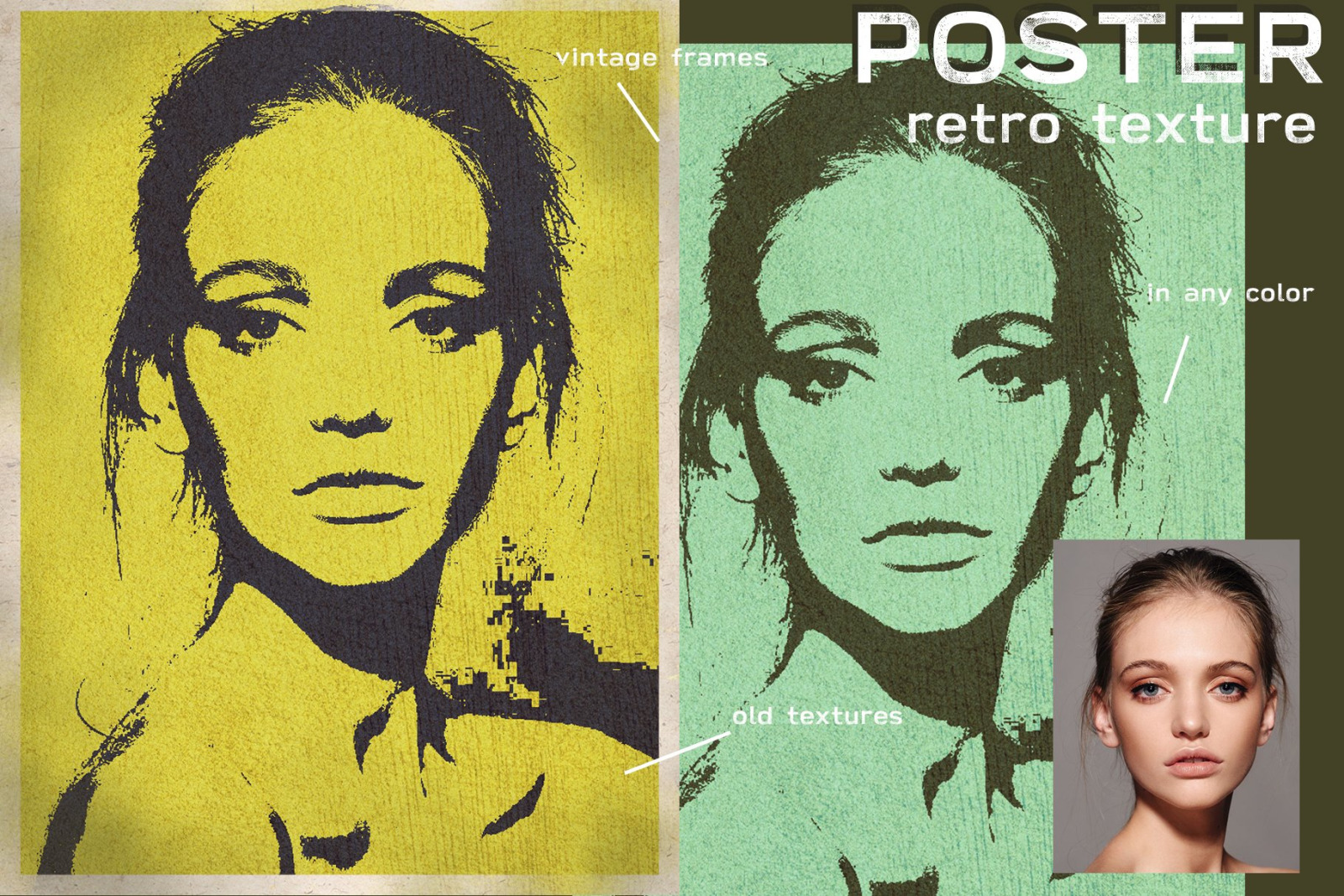 Poster Retro Color Effect Photoshop Poster Retro Color Effect Photoshop