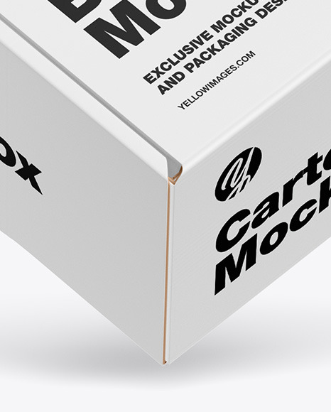 Paper Box Mockup