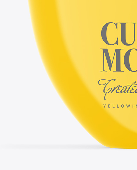 Glossy Cup w/ Coffe Splash Mockup