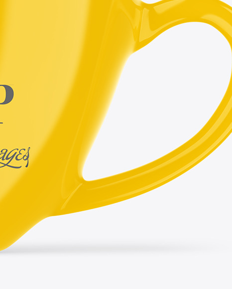 Glossy Cup w/ Coffe Splash Mockup