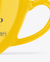 Glossy Cup w/ Coffe Splash Mockup