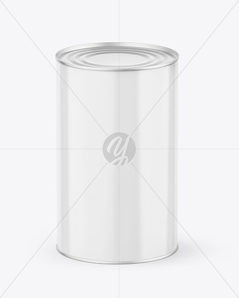 Tin Can w/ Glossy Finish Mockup