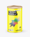 Tin Can w/ Glossy Finish Mockup