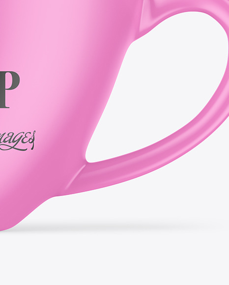 Matte Cup w/ Coffe Splash Mockup