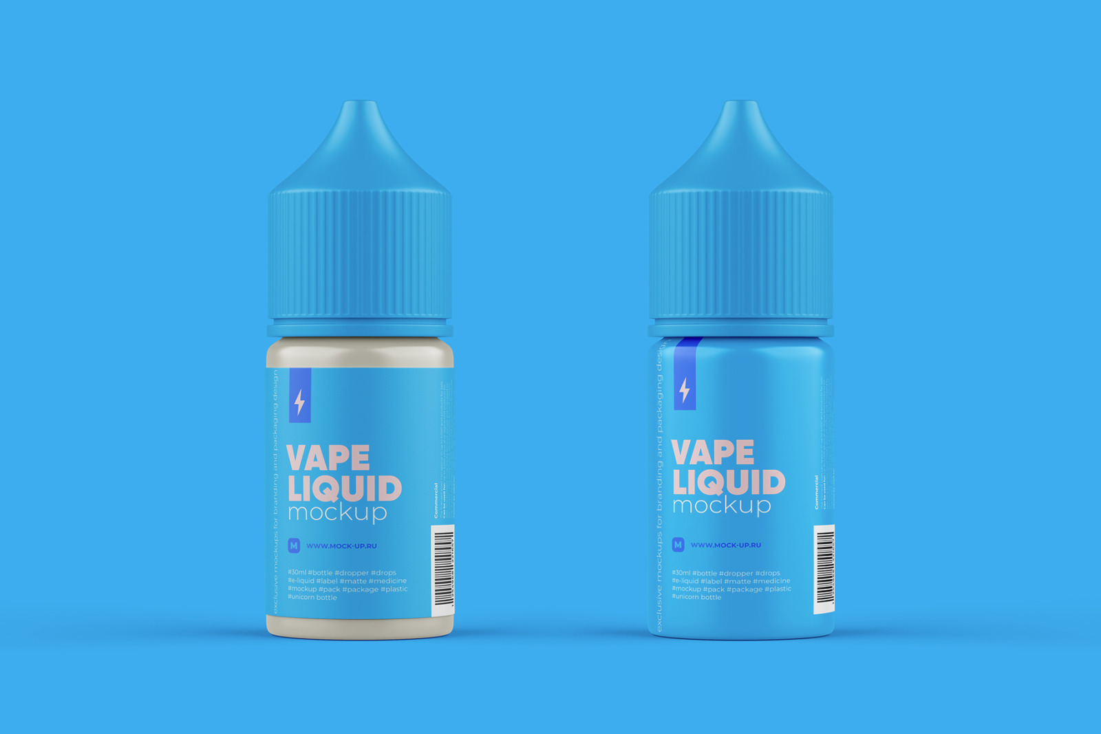 30 ml Vape Dropper Bottle Mockup - 2 PSD