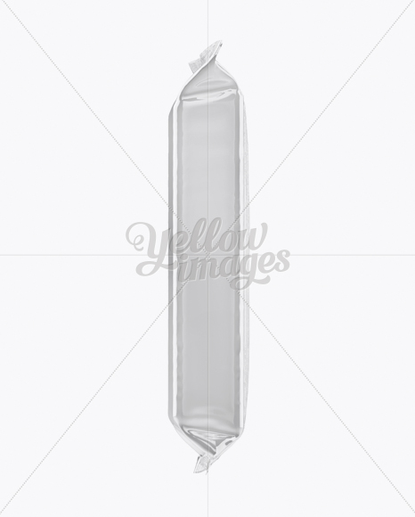 Glossy Snack Bar Mockup - Front & Side Views