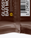 Glossy Snack Bar Mockup - Back View