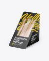 Sandwich Pack Mockup - Half Side View