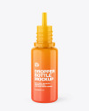 Glossy Dropper Bottle Mockup