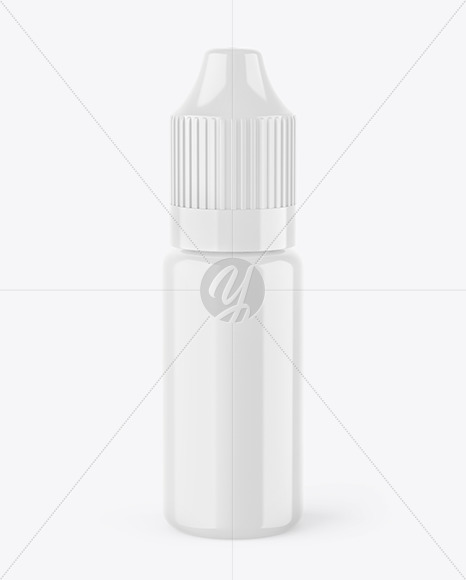 Glossy Dropper Bottle Mockup