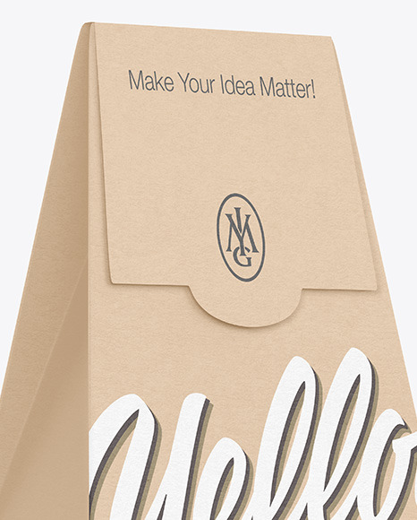 Kraft Paper Food Bag Mockup