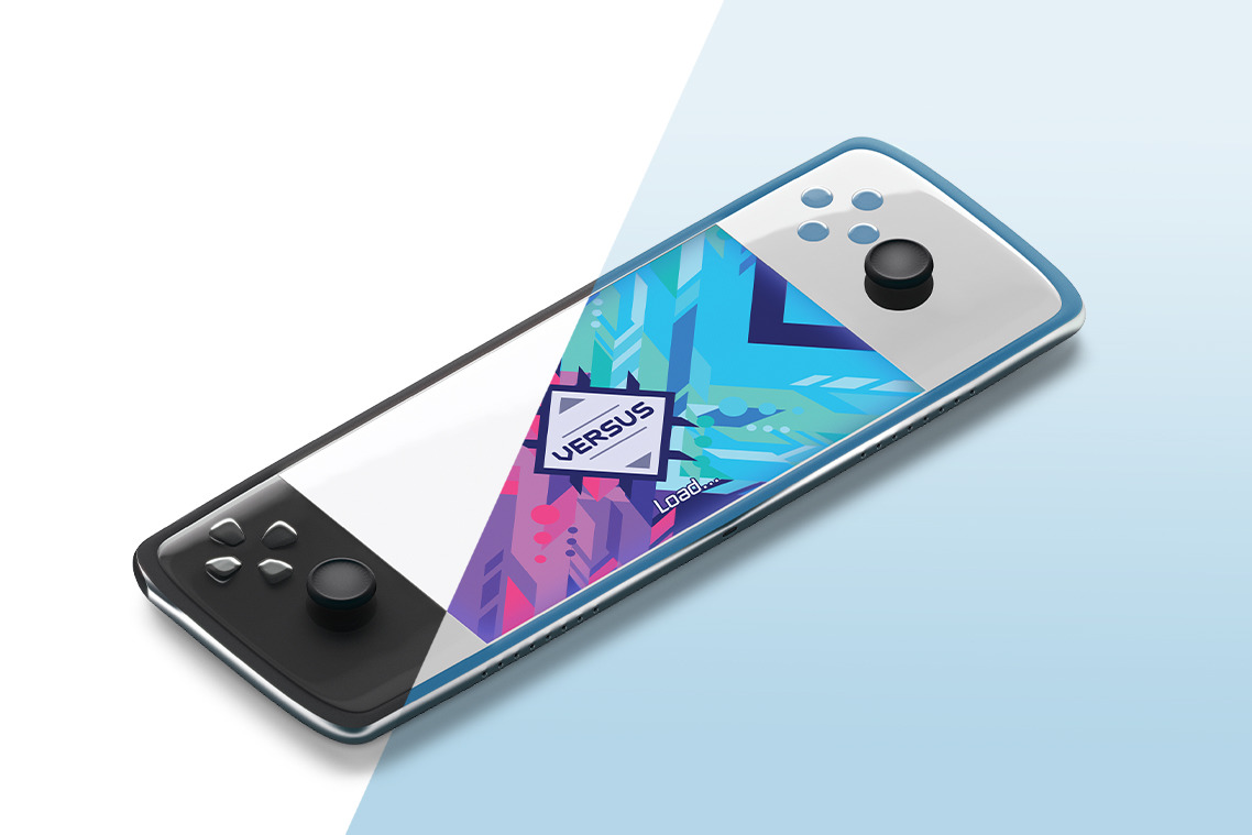 Game Console Screen Mockup Game Console Screen Mockup