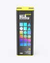 Glossy Square Tube Mockup