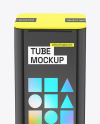 Glossy Square Tube Mockup