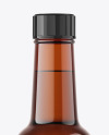 Amber Sauce Bottle Mockup