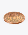 Bronze Coin Mockup