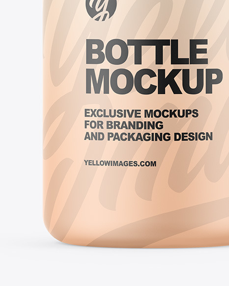 Matte Bottle Mockup