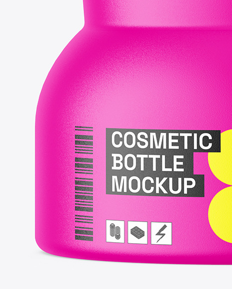 Matte Cosmetic Bottle Mockup