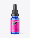 15ml Dropper Blue Bottle Mockup 15ml Dropper Blue Bottle Mockup