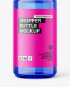 15ml Dropper Blue Bottle Mockup