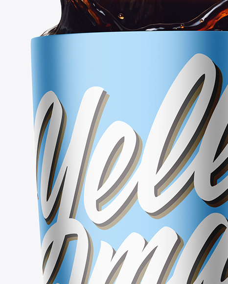 Metallic Mug w/ Coffee Splash Mockup