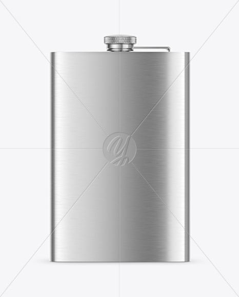 Steel Flask Mockup