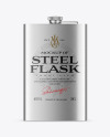 Steel Flask Mockup