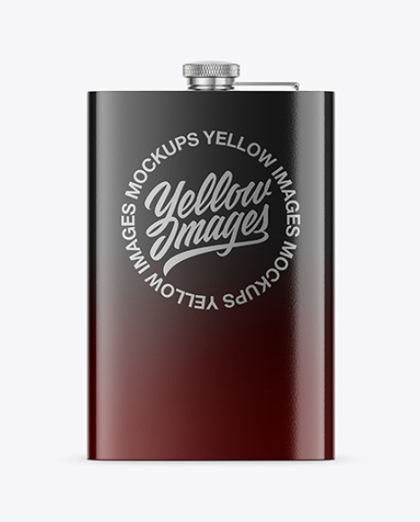 Steel Flask Mockup