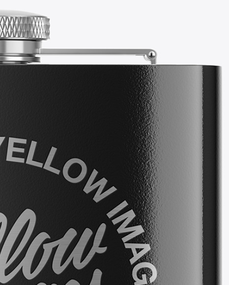 Steel Flask Mockup