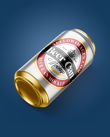 Aluminium Drink Can Mockup