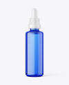 50ml Dropper Blue Bottle Mockup