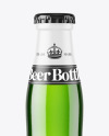 Green Glass Beer Bottle Mockup