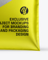 Metallic Food Bag Mockup