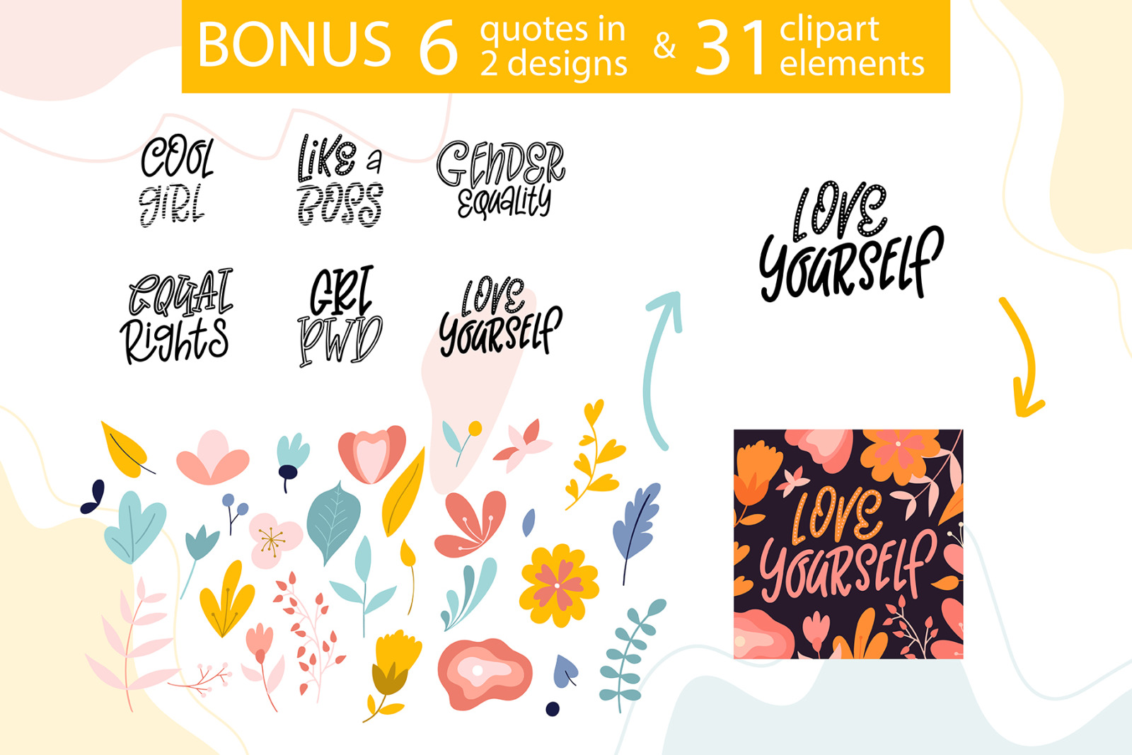 Girl Power - Lettering quotes Girl Power - Lettering quotes