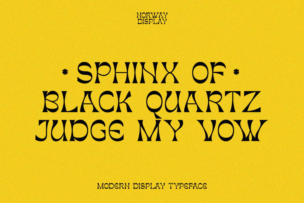 Norway | Authentic Display Typeface Norway | Authentic Display Typeface