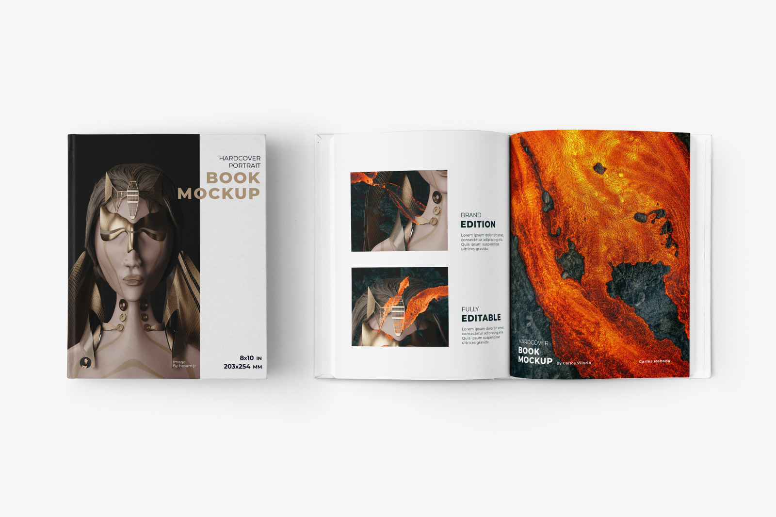 8x10 In - Hardcover Book Mockups 8x10 In - Hardcover Book Mockups