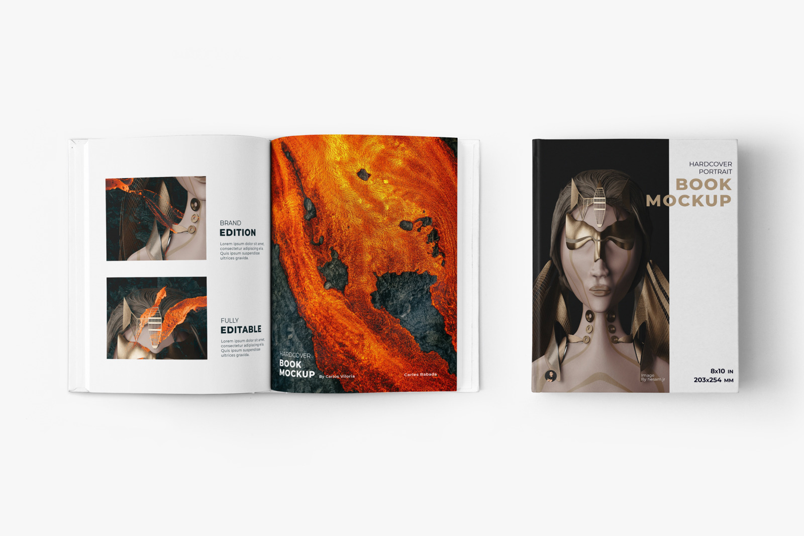 8x10 In - Hardcover Book Mockups 8x10 In - Hardcover Book Mockups
