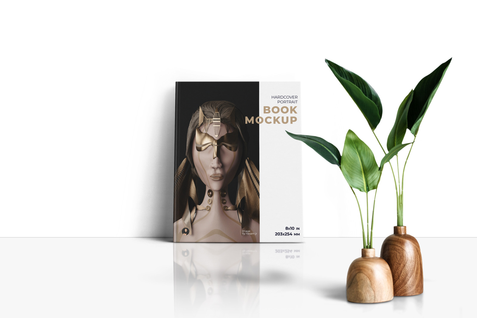 8x10 In - Hardcover Book Mockups