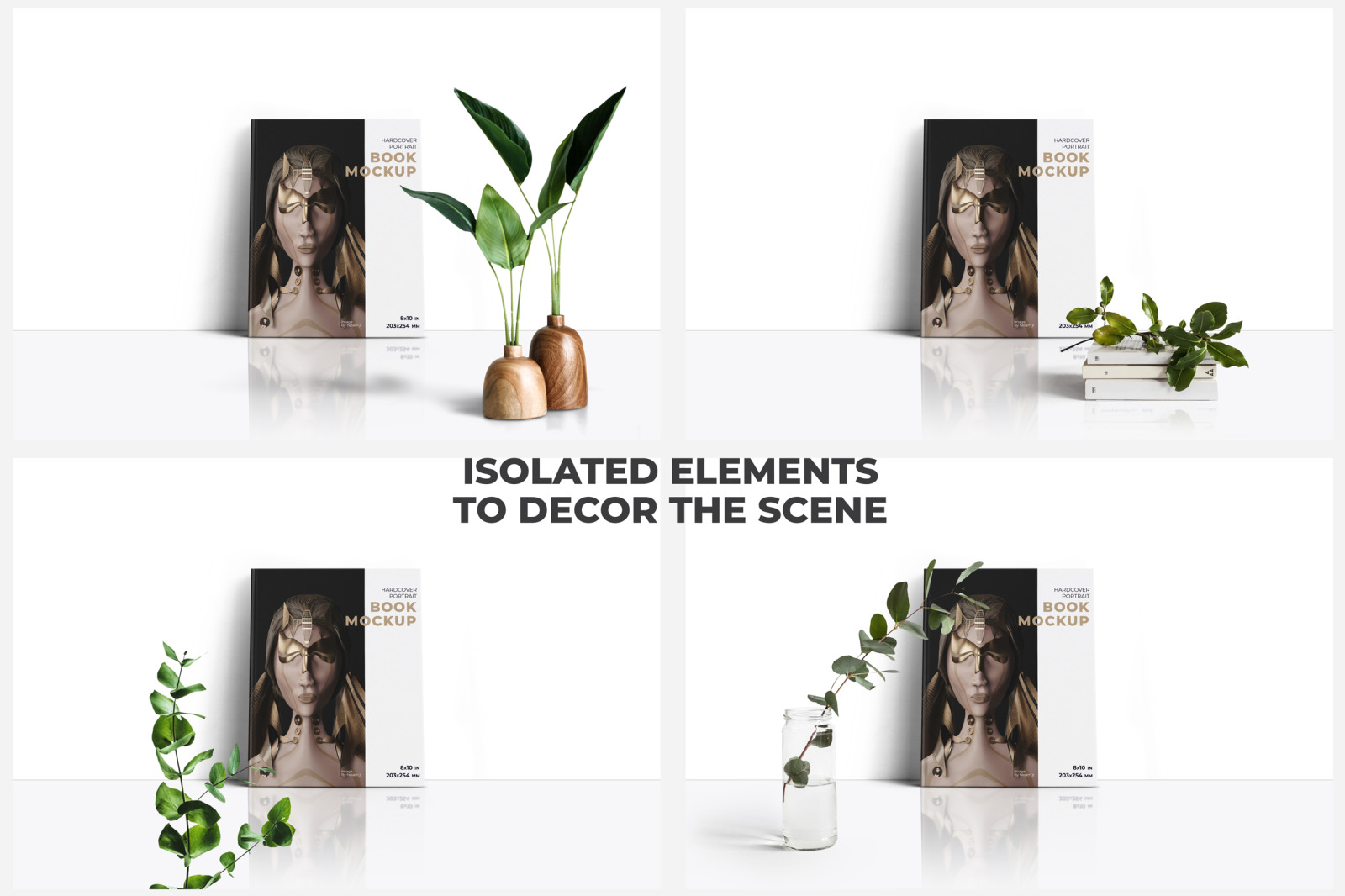 8x10 In - Hardcover Book Mockups 8x10 In - Hardcover Book Mockups