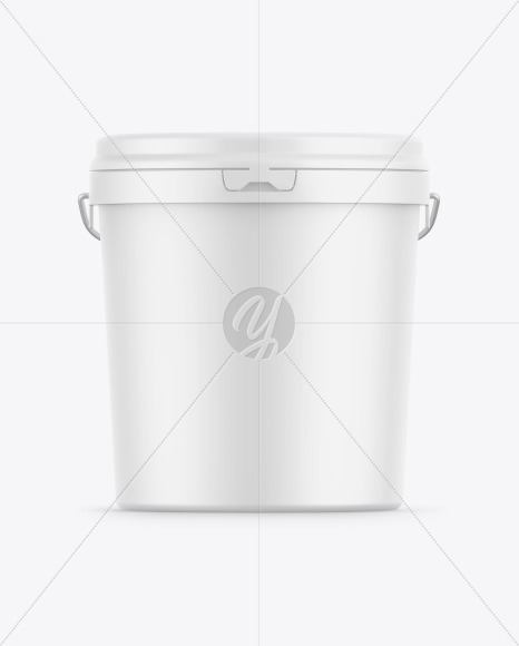 Matte Paint Bucket Mockup