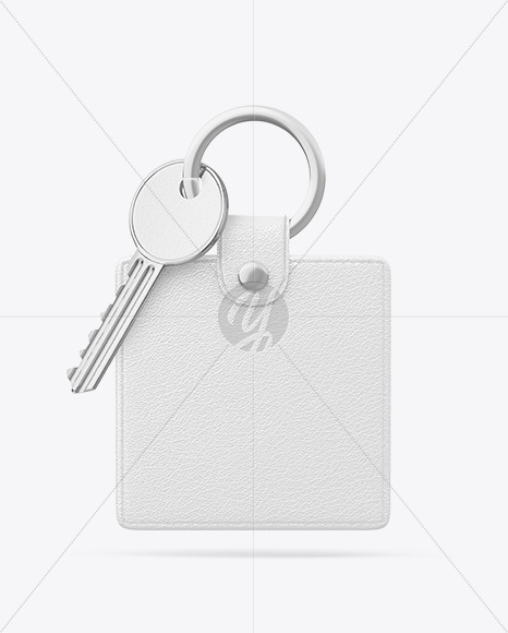 Leather Keychain Mockup