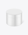 Glossy Cosmetic Jar Mockup