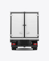 Box Truck Mockup - Back View