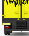 Box Truck Mockup - Back View