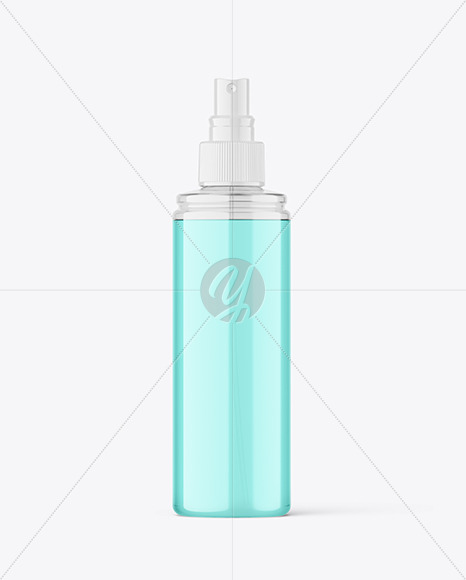 Clear Spray Bottle Mockup